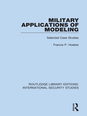 cover image of Military Applications of Modeling